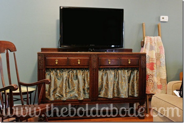 Carved Oak Sideboard