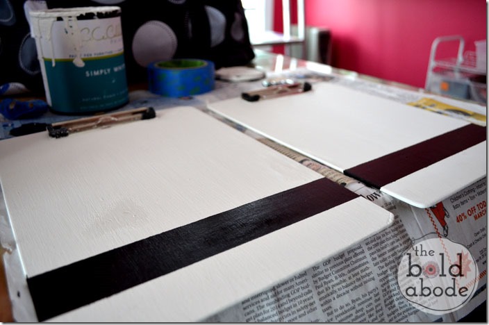 Two Chalkboard Clipboards