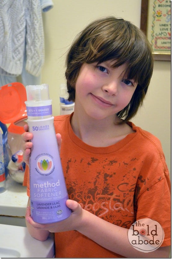 Brendan with Fabric Softener