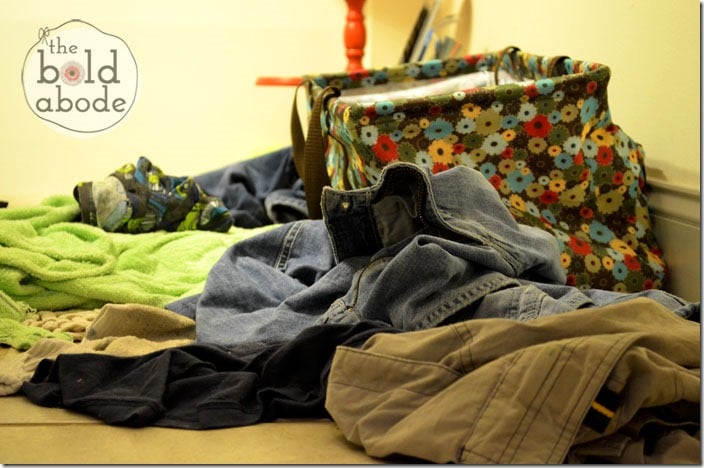 dirty clothes