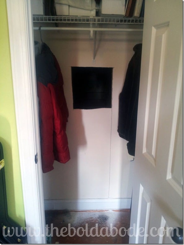 hole in my closet