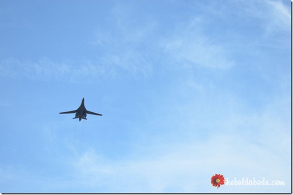Bomber approaching