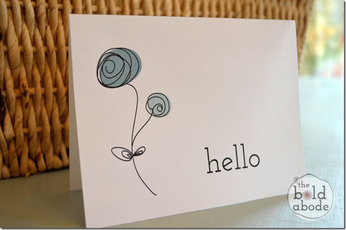 Posey Note Card