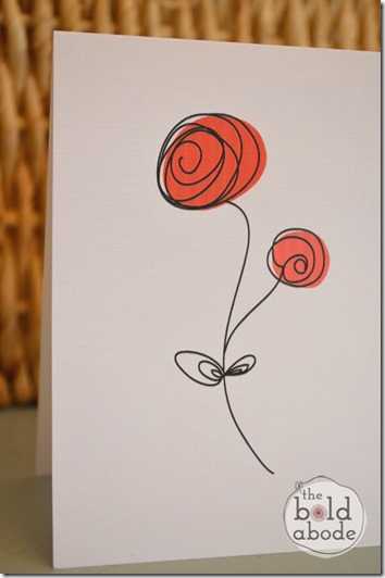 Rosey Posey Note Card