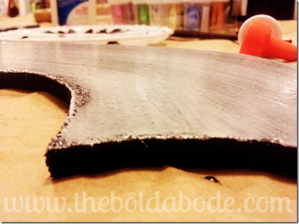 Paint Glue on the Bat